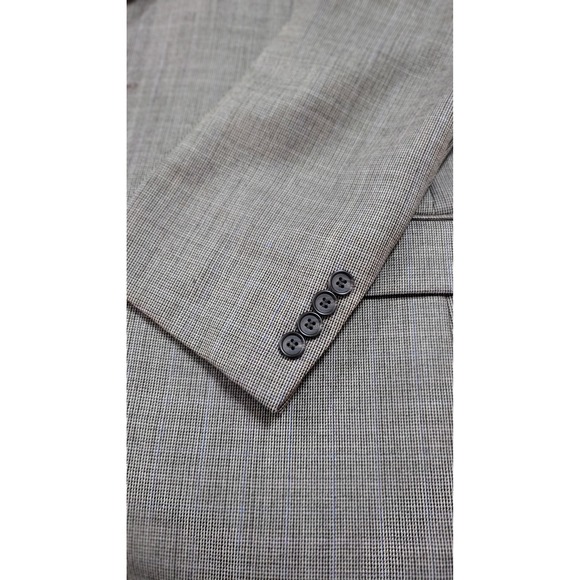 Lauren Ralph Lauren Men's Wool BlazerJacket Size 41R Brown Plaid Business Casual - Picture 13 of 15